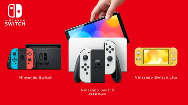 Nintendo Switch (OLED Model) Neon Red/Neon Blue - Image 2